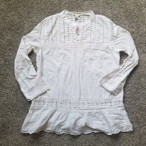 Darling J. Crew Eyelet Lace Top